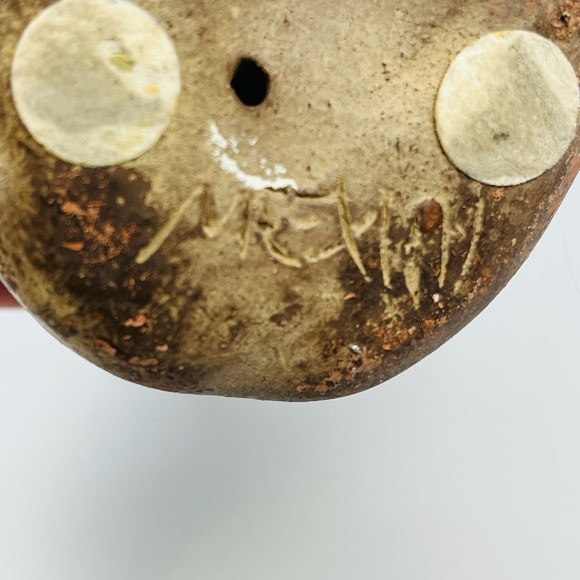 Vintage Mexico Clay Pottery Sculpture Figure Aztec Mayan Inca 8” - Picture 9 of 9